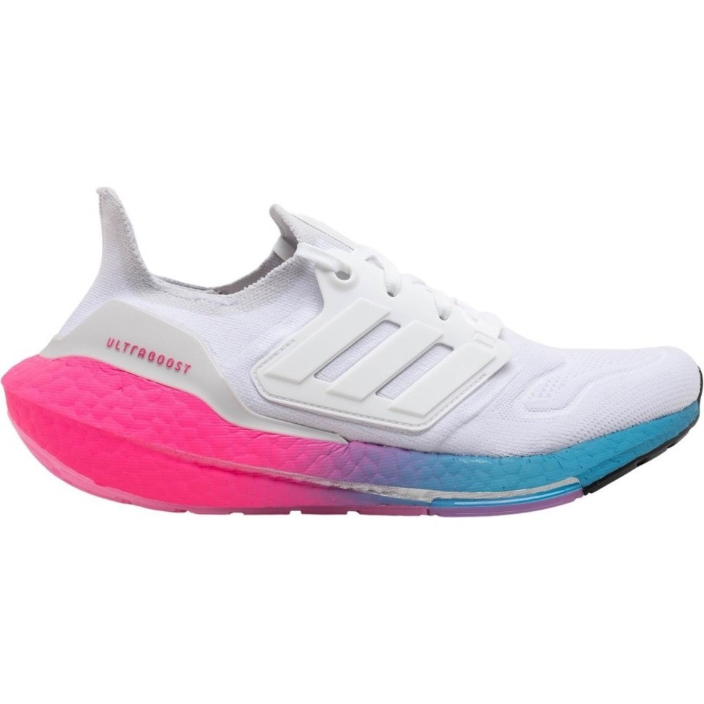 Adidas Ultraboost 22 Womens Running Shoes White Pink Blue GV8838 Size 8